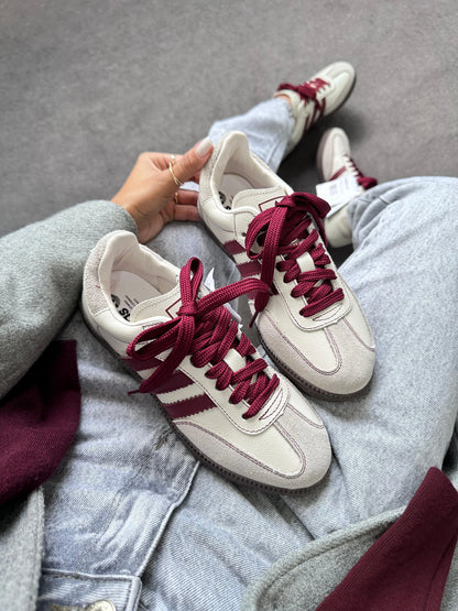 Tenis SMB OG Couro - Acizentado Bordo