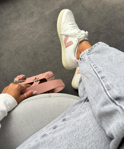 Tenis V10 - Branco Nude